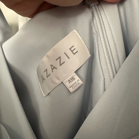 Azazie Bridesmaids Dress (Mist) - Picture 4 of 4